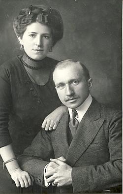 JP 12662 - Josip Pelikan s manželkou Marijano, 1910, kopie